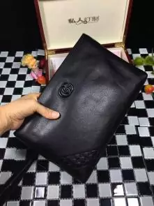 nouveau gucci clutch sac black wallet cowhide hardware buckle id card smartphone pockets